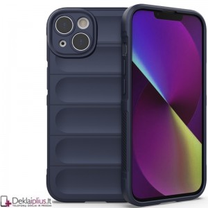 Magic Shield guminis dėklas - tamsiai mėlynas (Apple Iphone 14)